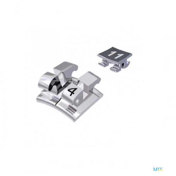 Брекети металеві Dentaurum Equilibrium Mini (3,4,5 w/h Roth 022) Equilibrium Mini фото