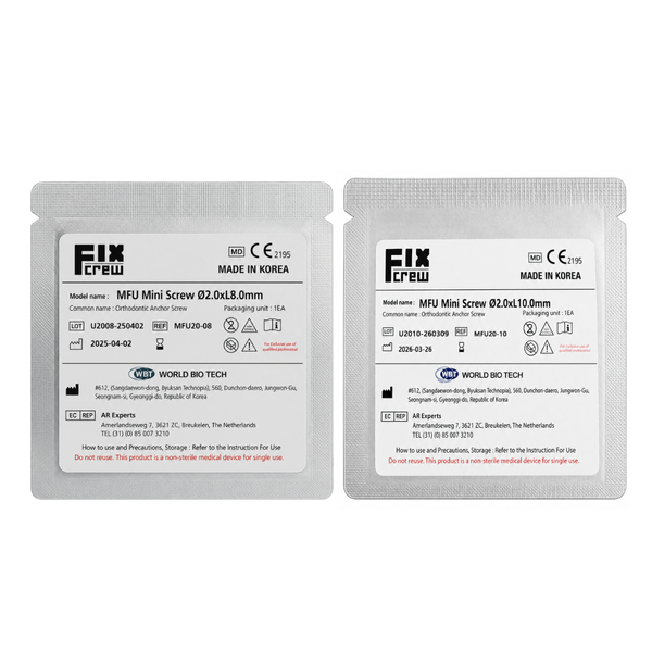 Мікроімпланти ортодонтичні WBT FixCrew MFU MFU 1.4*6 mm фото