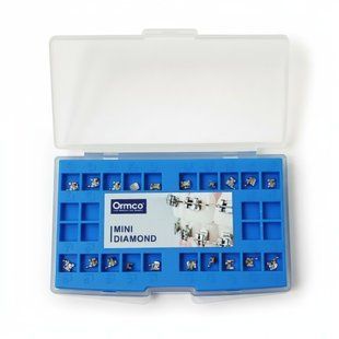 Брекети металеві Mini Diamond Ormco (3,4,5 w/h Roth 022) Mini Diamond Ormco (3,4,5 w/h Roth) фото