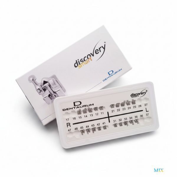 Брекети металеві Dentaurum Discovery Smart (3,4,5 w/h Roth) Smart фото