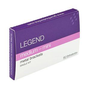 Брекети металеві GC Legend Medium (Roth 3,4,5 w/h) Legend Medium фото