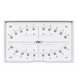 Брекеты металлические GC Legend MEDIUM Rodium (3,4,5 w/h Roth) GC Legend MEDIUM Rodium фото 2