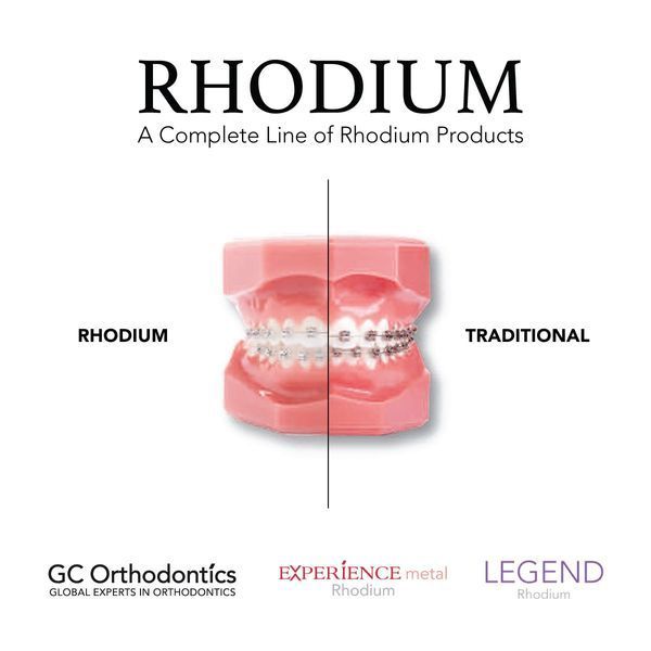 Брекеты самолигирующие металлические GC Experience RHODIUM (3,4,5 w/h) GC Experience RHODIUM фото