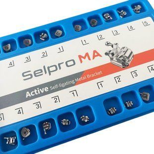 Брекети металеві самолігуючі SelPro MA WBT (3,4,5 w/h) Selpro MA фото