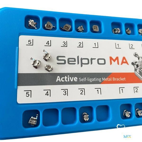 Брекети металеві самолігуючі SelPro MA WBT (3,4,5 w/h) Selpro MA фото