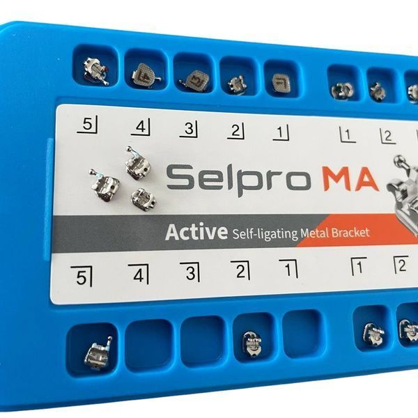 Брекети металеві самолігуючі SelPro MA WBT (3,4,5 w/h) Selpro MA фото
