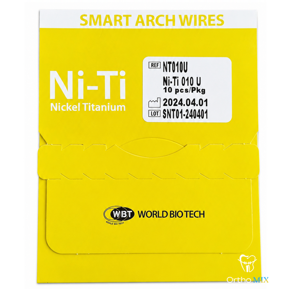 Дуги ортодонтические WBT Nickel Titanium Прямоугольные WBT NiTi фото